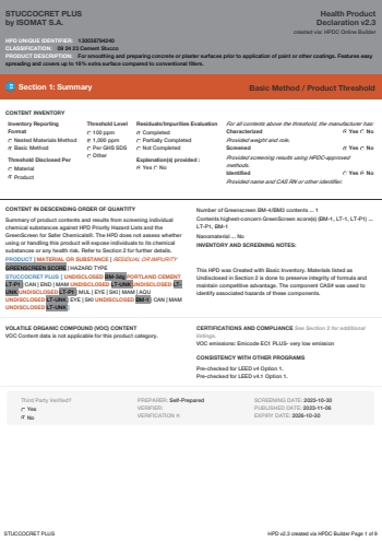 Cover of STUCCOCRET PLUS — open the PDF