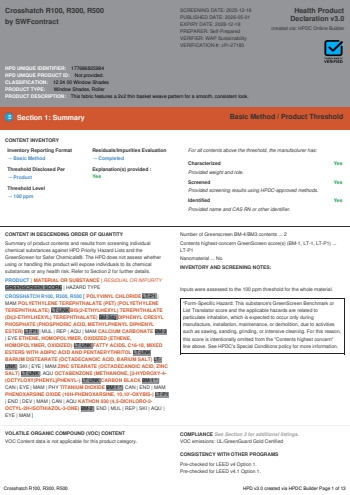 Cover of Crosshatch R100, R300, R500 — open the PDF