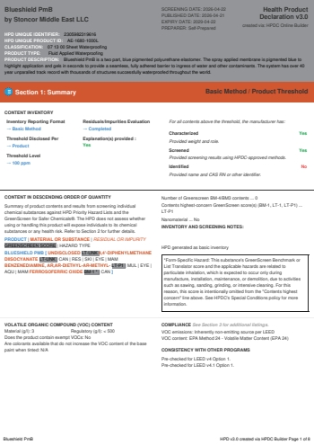 Cover of Blueshield PmB — open the PDF