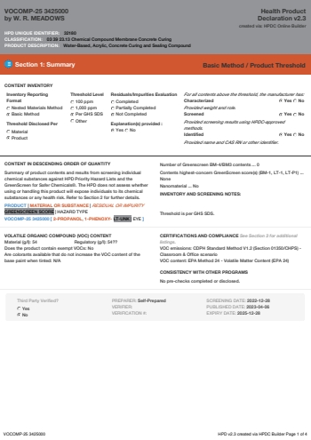 Cover of VOCOMP-25 3425000 — open the PDF