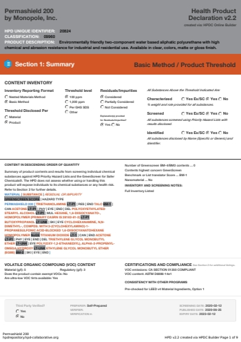 Cover of Permashield 200 — open the PDF