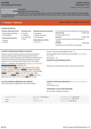 Cover of 650 PRM — open the PDF