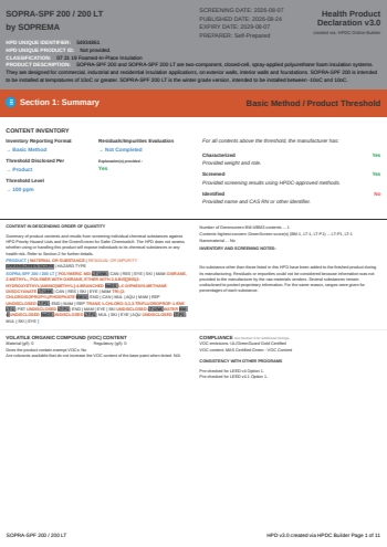Cover of SOPRA-SPF 200 / 200 LT — open the PDF
