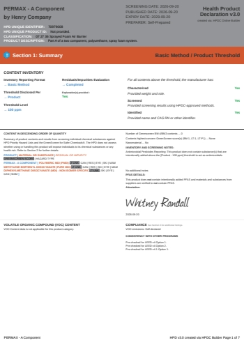 Cover of PERMAX - A Component — open the PDF
