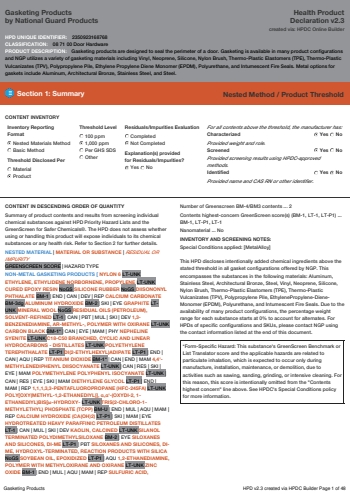 Cover of Gasketing Products — open the PDF