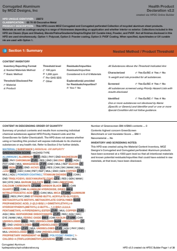 Cover of Corrugated Aluminum — open the PDF