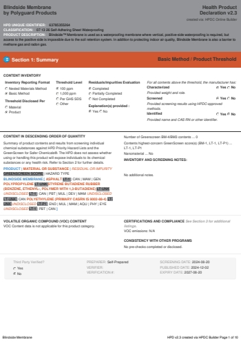 Cover of Blindside Membrane — open the PDF