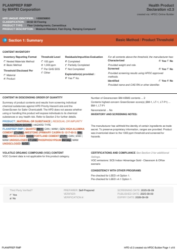 Cover of PLANIPREP RMP — open the PDF