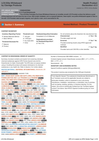 Cover of LCS Elite Whiteboard — open the PDF