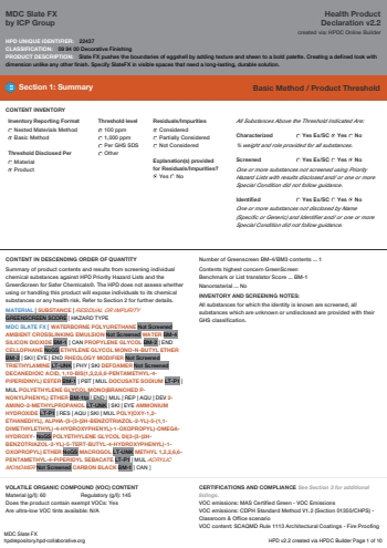 Cover of MDC Slate FX — open the PDF