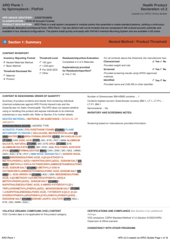 Cover of ARO Plank 1 — open the PDF