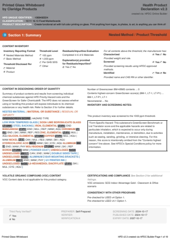 Cover of Printed Glass Whiteboard — open the PDF
