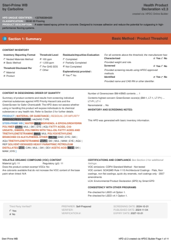 Cover of Steri-Prime WB — open the PDF