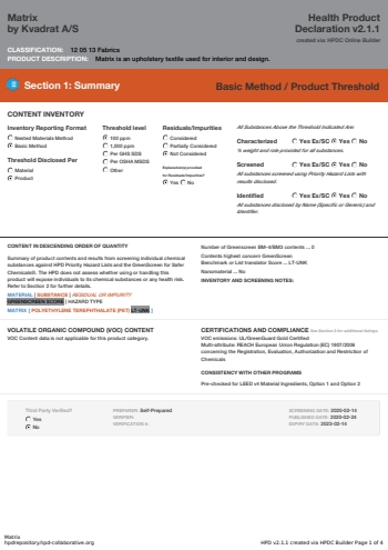 Cover of Matrix — open the PDF