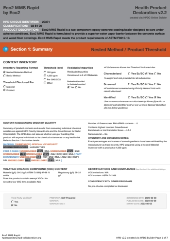 Cover of Eco2 MMS Rapid — open the PDF