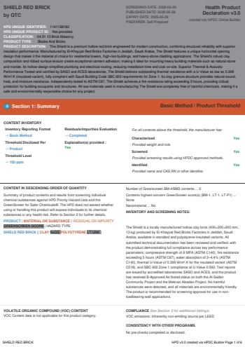 Cover of SHIELD RED BRICK — open the PDF