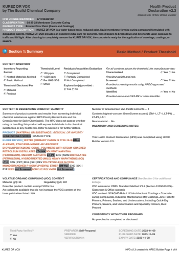 Cover of KUREZ DR VOX — open the PDF
