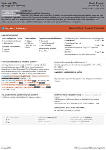 Cover of Underslab TRM — open the PDF