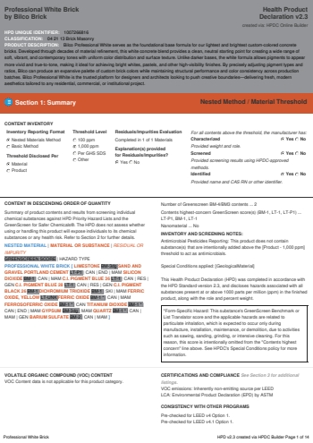 Cover of Professional White Brick — open the PDF