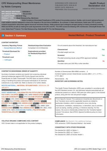 Cover of CPE Waterproofing Sheet Membranes — open the PDF