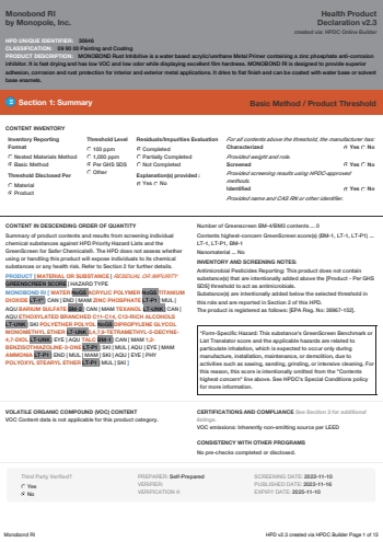 Cover of Monobond RI — open the PDF