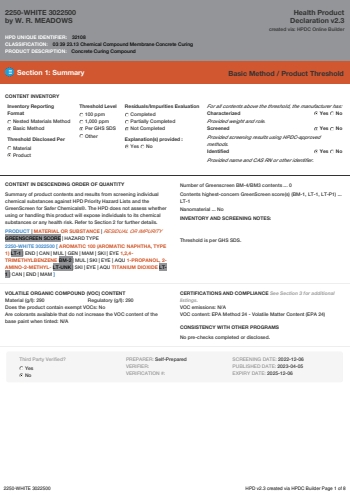 Cover of 2250-WHITE 3022500 — open the PDF