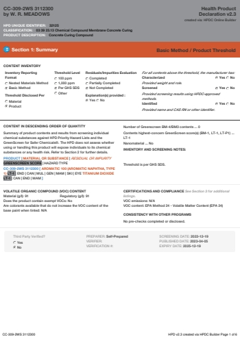 Cover of CC-309-2WS 3112300 — open the PDF