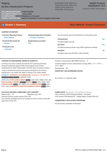 Cover of Setplug — open the PDF
