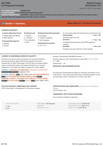 Cover of 650 TRM — open the PDF