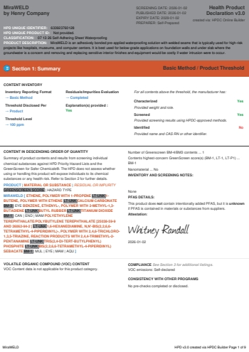 Cover of MiraWELD — open the PDF