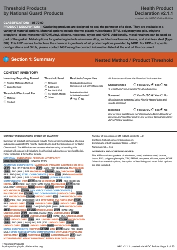 Cover of Threshold Products — open the PDF