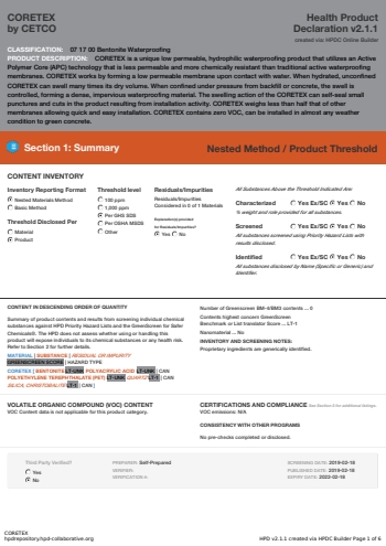 Cover of CORETEX — open the PDF