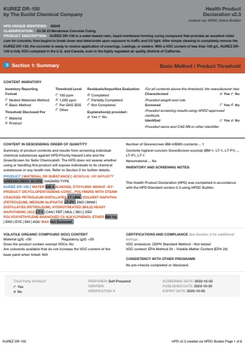 Cover of KUREZ DR-100 — open the PDF